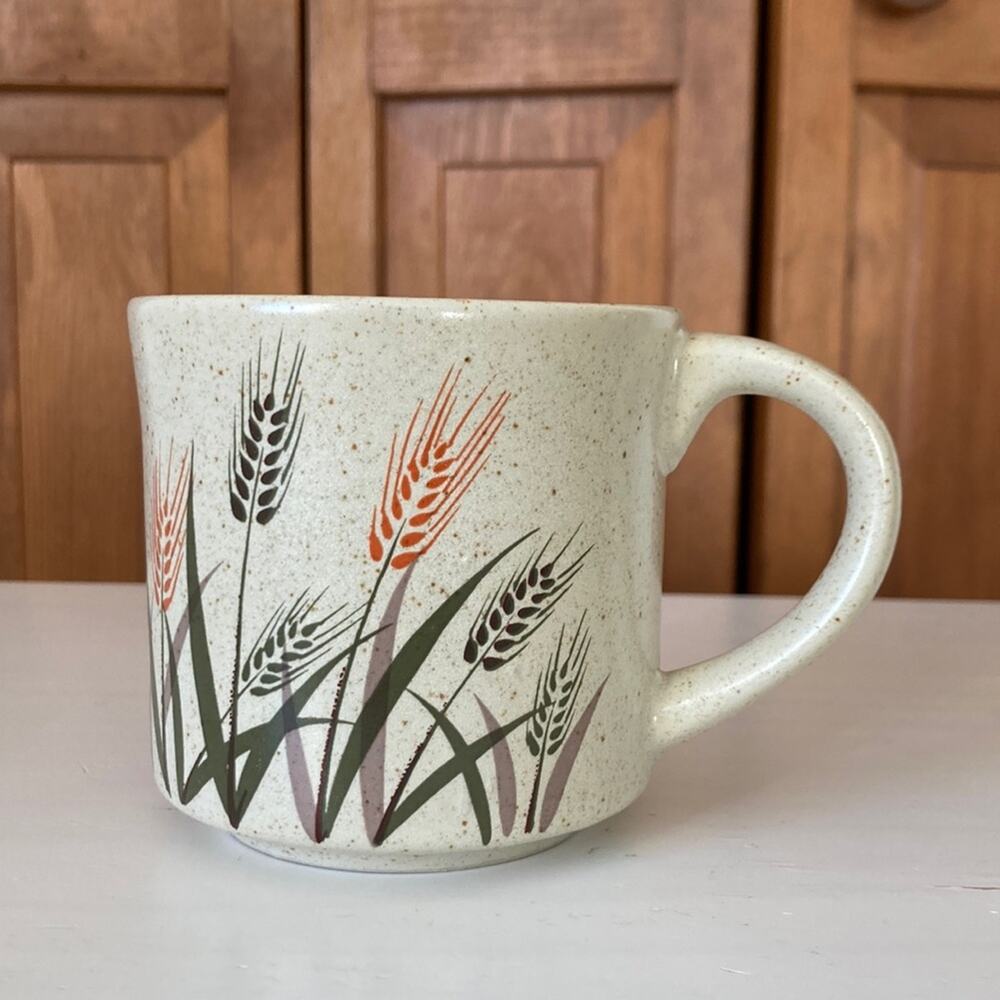 Vintage Otagiri Harvest Wheat Stoneware Mug